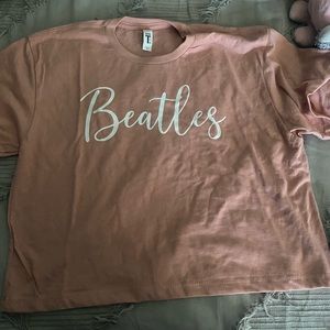 beatles cropped t-shirt
